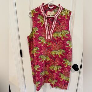 Printfresh linen blend printed dress